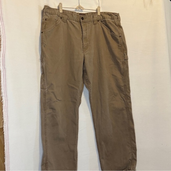 Schmidt Men's Tan Heavy Pants - Picture 1 of 4